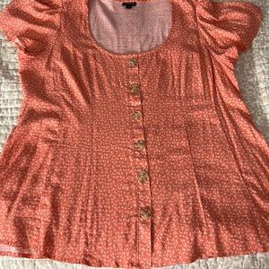 Torrid flutter blouse